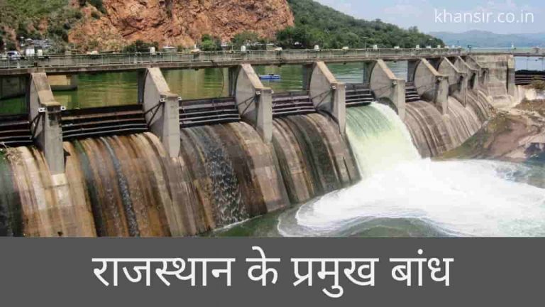 Major Dams of Rajasthan PDF